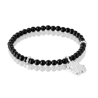 Korálkový náramek s onyxem Grain 1004118100 Tous