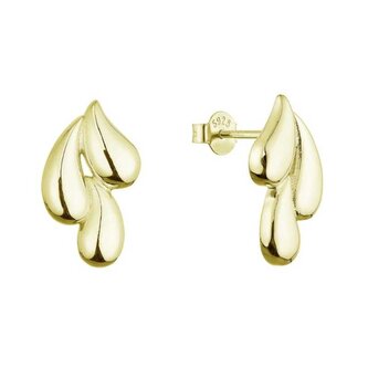 Pozlacené visací náušnice Kapky 61083/AU Evolution Group