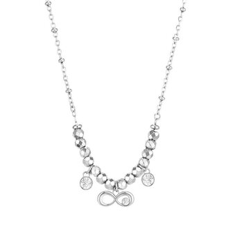 Nádherný ocelový náhrdelník pro ženy Nekonečno Chakra BHKN159 Brosway