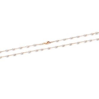 Módní bicolor balónkový náhrdelník AGS1147 Beneto Exclusive / Délka: 45 cm