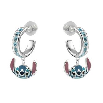 Stříbrné kruhy s přívěsky Stitch Lilo & Stitch ES00099SRQL.CS Disney