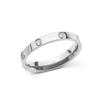 Originální ocelový prsten s kubickými zirkony Classic Lumine DW0040172 Daniel Wellington / Obvod: 60 mm - 60 mm