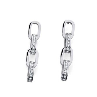 Trendy ocelové náušnice s krystaly Touch Link 40524.E Crystalp