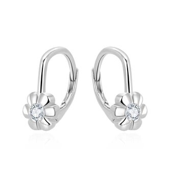 Půvabné dívčí náušnice s čirými zirkony AGUC3335-2 Beneto