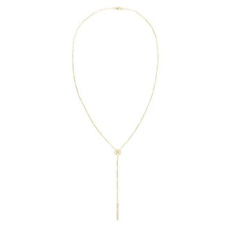 Moderní pozlacený náhrdelník Bar Chain 2780998 Tommy Hilfiger