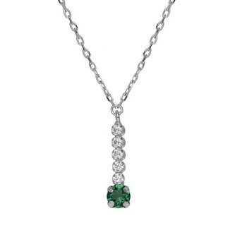 Elegantní stříbrný náhrdelník s krystaly Shine A4668-20HG Victoria Cruz