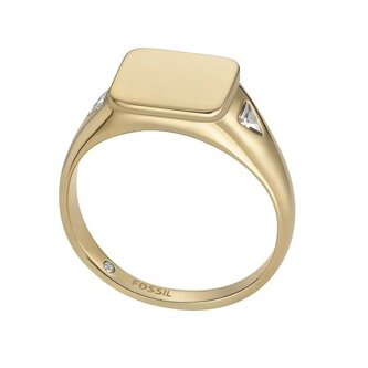 Pozlacený dámský prsten z oceli Ellis JF04791710 Fossil / Obvod: 57 mm - 57 mm