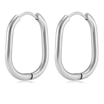 Nadčasové ocelové oválné náušnice VAAJDE201253-2-S Troli