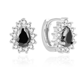 Půvabné stříbrné náušnice se zirkony AGUC2434L Beneto