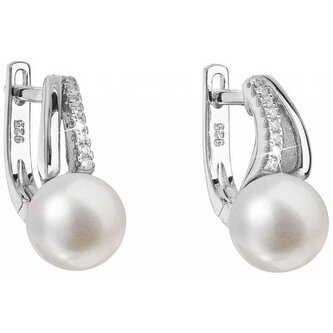 Stříbrné náušnice s pravými perlami Pavona 21025.1 Evolution Group