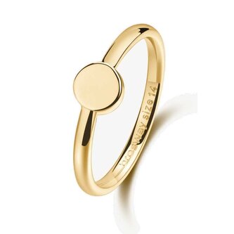 Minimalistický pozlacený prsten Essential BNL124 Brosway / Obvod: 54 mm - 54 mm