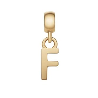 Pozlacený přívěsek písmeno "F" Charms DW00400489 Daniel Wellington