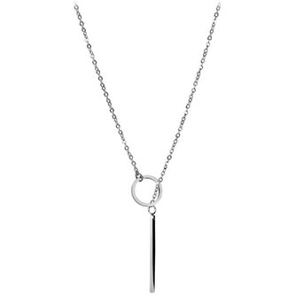 Stylový ocelový náhrdelník Troli