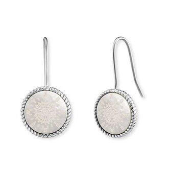 Půvabné stříbrné náušnice Růžice kompasu ERE-ORNAWINDR-PE Engelsrufer