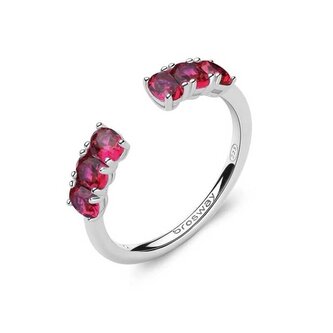 Blyštivý otevřený prsten Fancy Passion Ruby FPR11 Brosway / Obvod: 56 mm - 56 mm