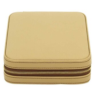 Cestovní šperkovnice béžová/černá Ascot 26113-8 Friedrich Lederwaren