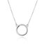 Stylový stříbrný náhrdelník Kroužek AGS1549/47 Agato