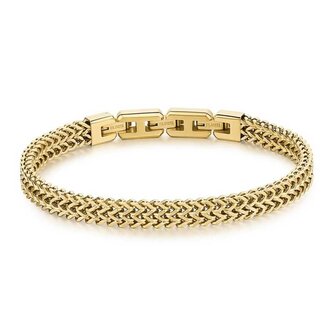 Elegantní pozlacený řetízkový náramek pro muže Ink BIK100 Brosway