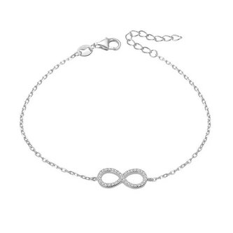 Stříbrný náramek s krystaly AGB483/20 Beneto