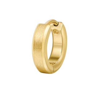 Moderní pozlacená single náušnice Ink BIK23 Brosway