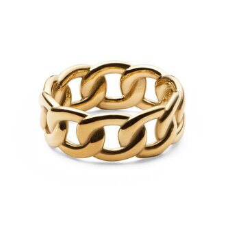 Moderní pozlacený prsten Chunky Chain DW004008 Daniel Wellington / Obvod: 56 mm - 56 mm