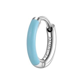 Modrá ocelová single náušnice Symphonie BYM116 Brosway