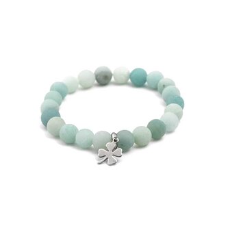 Korálkový náramek z mint amazonitu MINK37/17 Agato