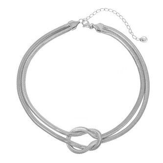 Elegantní dvojitý náhrdelník Hádek VAAJDN2310015-S Troli