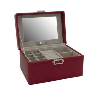 Nadčasová červená šperkovnice Milano 20142-4 Friedrich Lederwaren