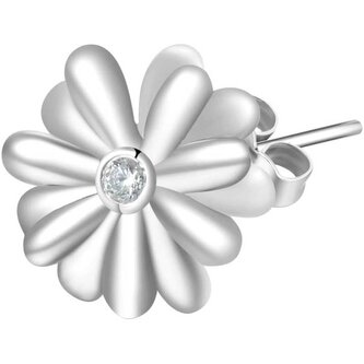 Stříbrná single náušnice Storie RZO022R Rosato