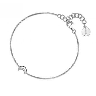 Stříbrný náramek Měsíc se zirkony Allegro RZAL049 Rosato