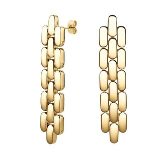 Trendy pozlacené visací náušnice Legacy JELLG-J891 Rosefield