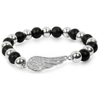 Kuličkový náramek s andělským křídlem Troli