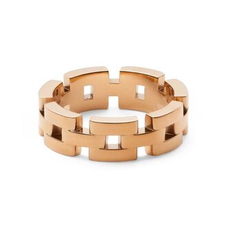 Fashion pozlacený prsten 3-Link DW0040096 Daniel Wellington / Obvod: 62 mm - 62 mm