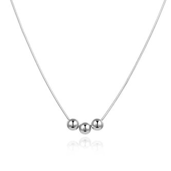 Stylový stříbrný náhrdelník AGS1581/47 Agato