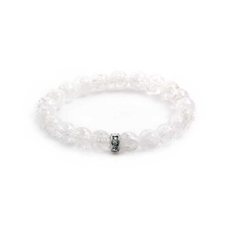 Korálkový náramek z křišťálu MINK50/17 Agato