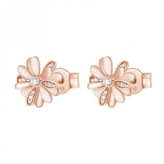 Nádherné bronzové náušnice Květiny Gaia RZGA27 Rosato