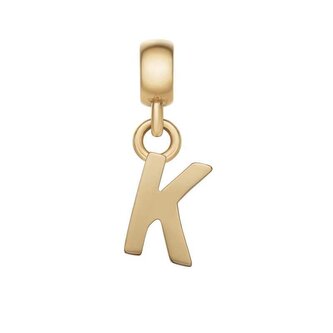 Pozlacený přívěsek písmeno "K" Charms DW00400494 Daniel Wellington