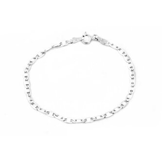 Moderní stříbrný náramek Žiletka AGB482 Beneto Exclusive / Délka: 22 cm