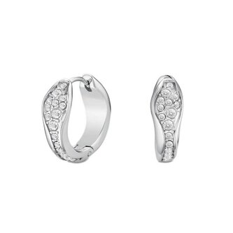 Elegantní ocelové kruhy s krystaly Pavé JEPFS-J1227 Rosefield