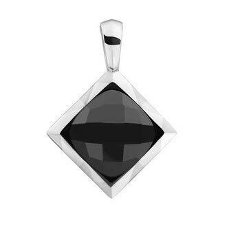 Stříbrný přívěsek s onyxem SP32-G07 Sparkling