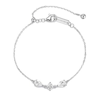 Stříbrný náramek s kubickými zirkony Infinite White Fancy FIW116 Brosway