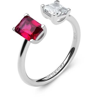 Elegantní otevřený prsten Fancy Passion Ruby FPR10 Brosway / Obvod: 50 mm - 50 mm
