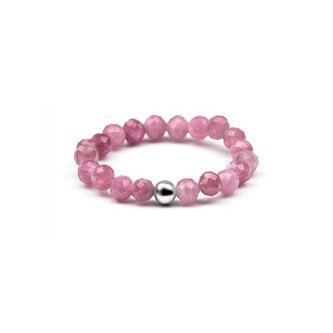 Minerální prsten s růžovým turmalnínem POL-R19 Agato / Obvod: 52 mm - 52 mm