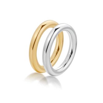 Bicolor sada ocelových prstenů Aura BAU31 Brosway / Obvod: 58 mm - 58 mm