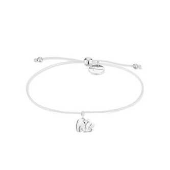 Slušivý šňůrkový náramek s přívěskem slona Little Elephant TJ-0598-B-17 Tamaris