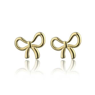 Pozlacené náušnice Mašličky Adelina EWE24013G Emily Westwood