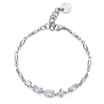 Elegantní dámský náramek s kubickými zirkony Affinity BFF182 Brosway