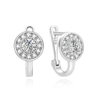 Módní stříbrné náušnice se zirkony AGUC2189L Beneto