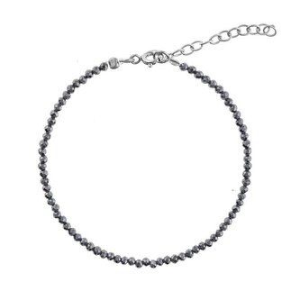 Korálkový náramek z hematitu AJKNR007 Again Jewelry